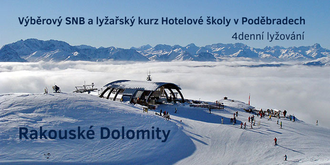 Lyžařský a snowboardový kurz v rakouských Dolomitech